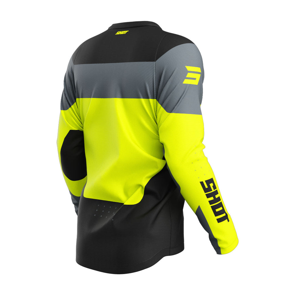 camisola-crianca-shot-draw-league-amarelo-neon-back