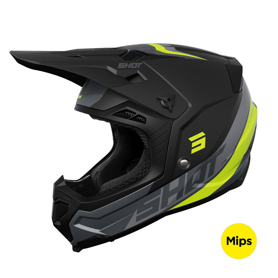 capacete-shot-core-custom-amarelo-neon-mate-left