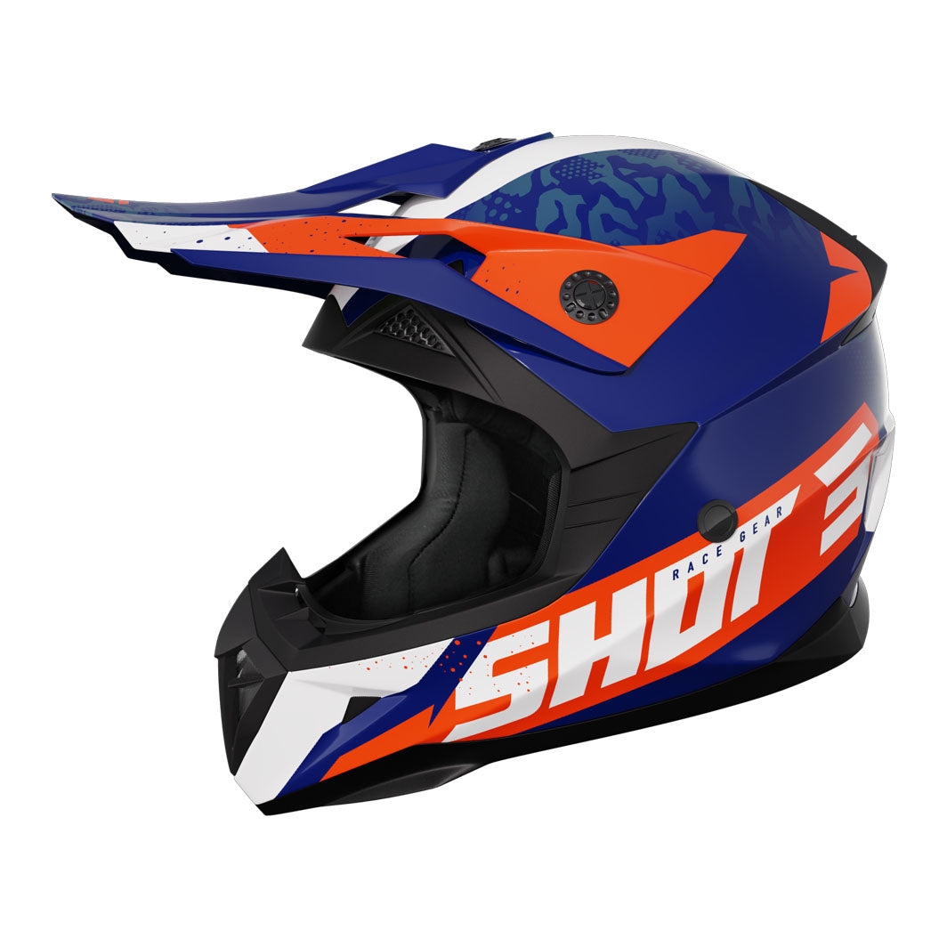 capacete-shot-pulse-airfit-azul-branco-laranja-brilhante