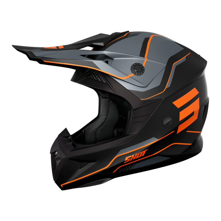 capacete-shot-pulse-lines-preto-laranja-mate-left